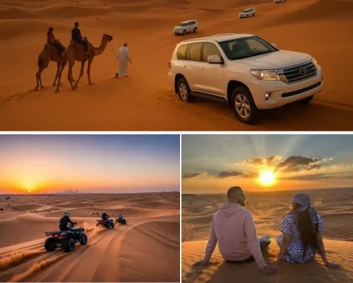 Dune bashing in Dubai desert
